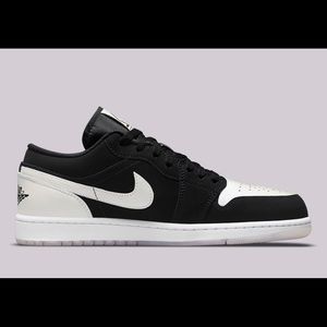 NIKE DIAMOND SE JORDAN 1 LOW (b&w) SZ 8 (mens)